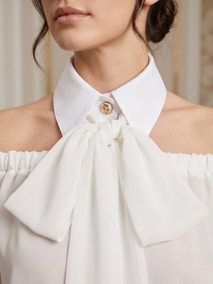 Camicia con trasparenze Elisabetta Franchi