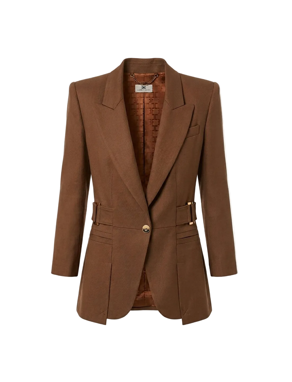 Giacca in misto lino Elisabetta Franchi