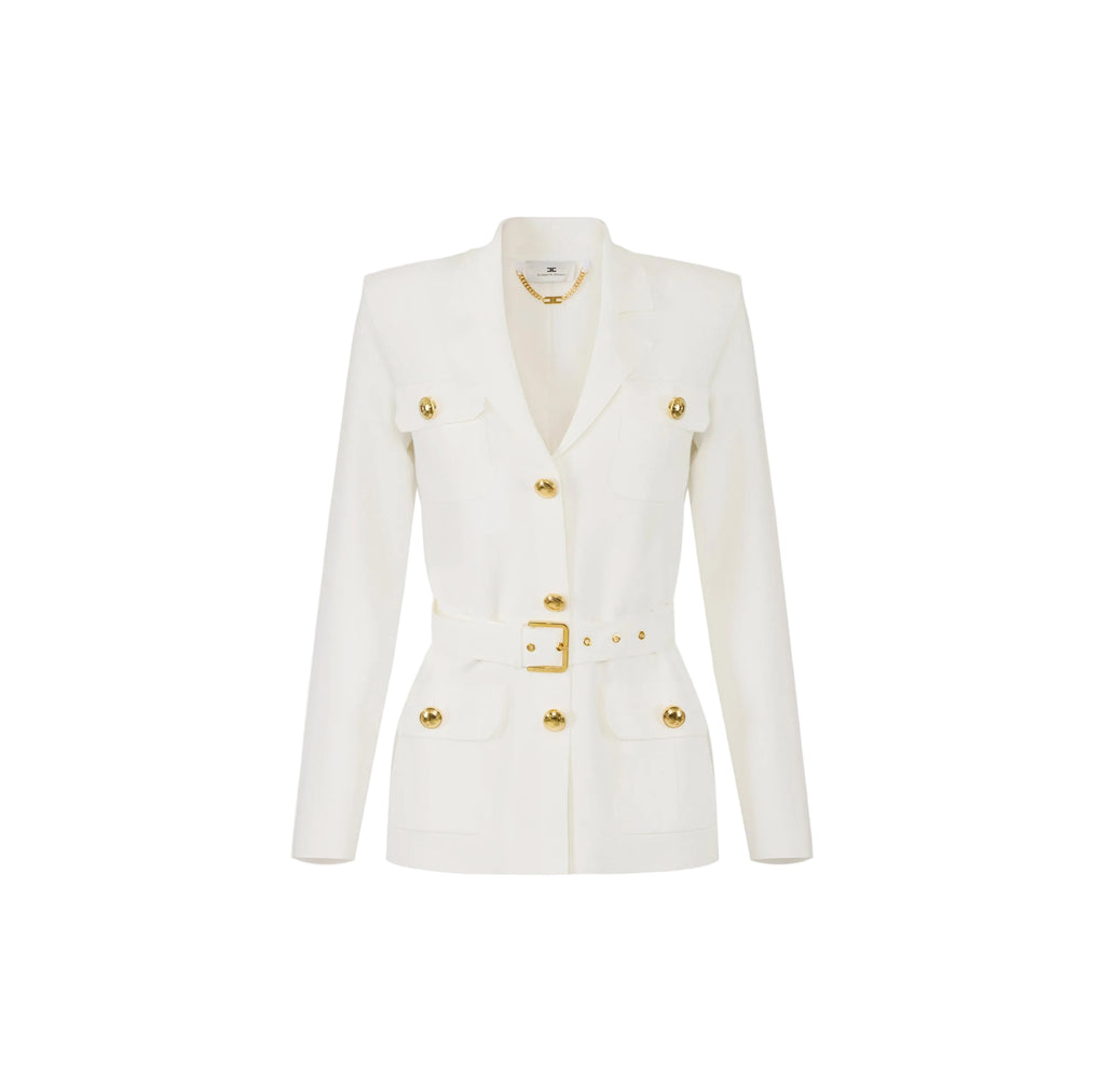 Giacca in maglia punto stoffa Elisabetta Franchi