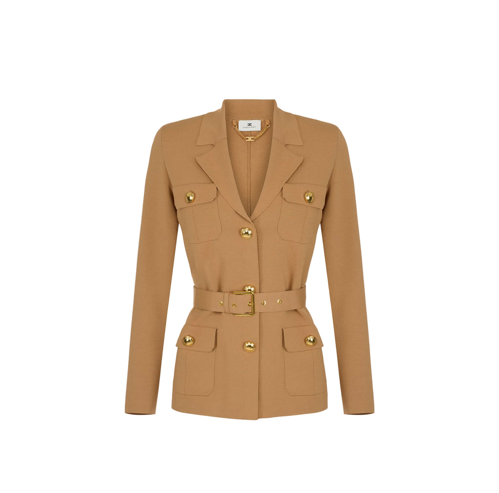 Giacca in maglia punto stoffa Elisabetta Franchi