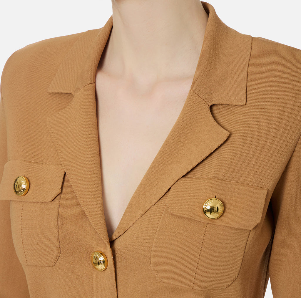 Giacca in maglia punto stoffa Elisabetta Franchi