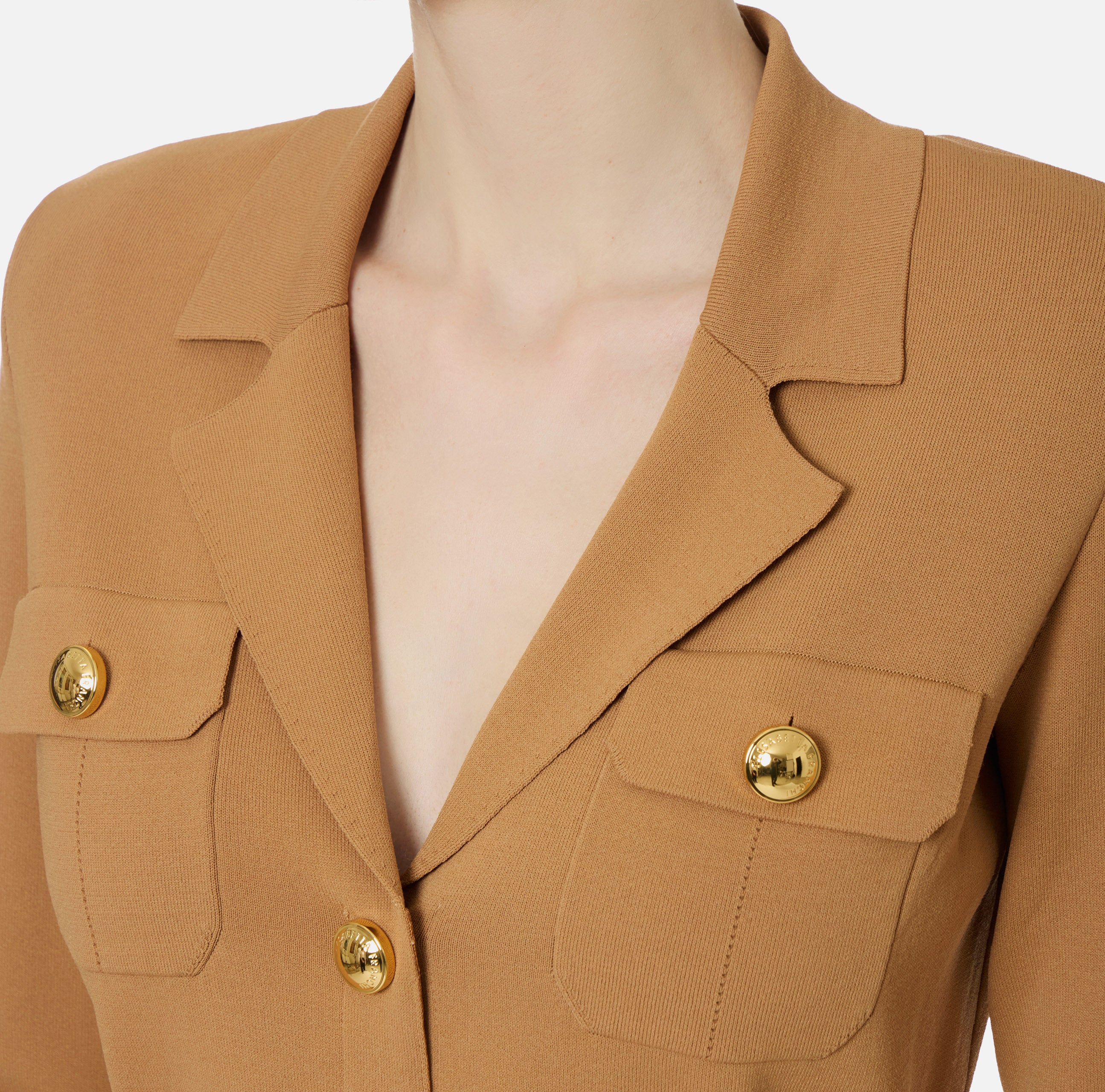 Giacca in maglia punto stoffa Elisabetta Franchi