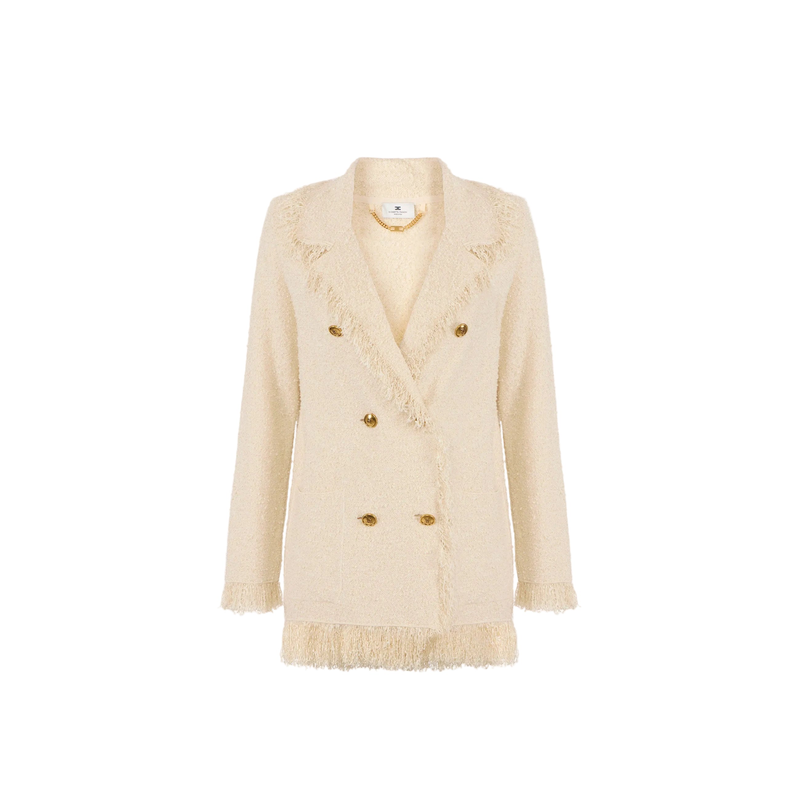 Giacca in maglia bouclè Elisabetta Franchi