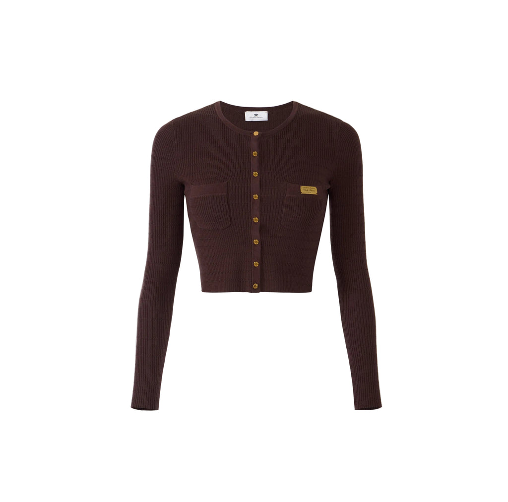 Cardigan in maglia con bottoni Elisabetta Franchi