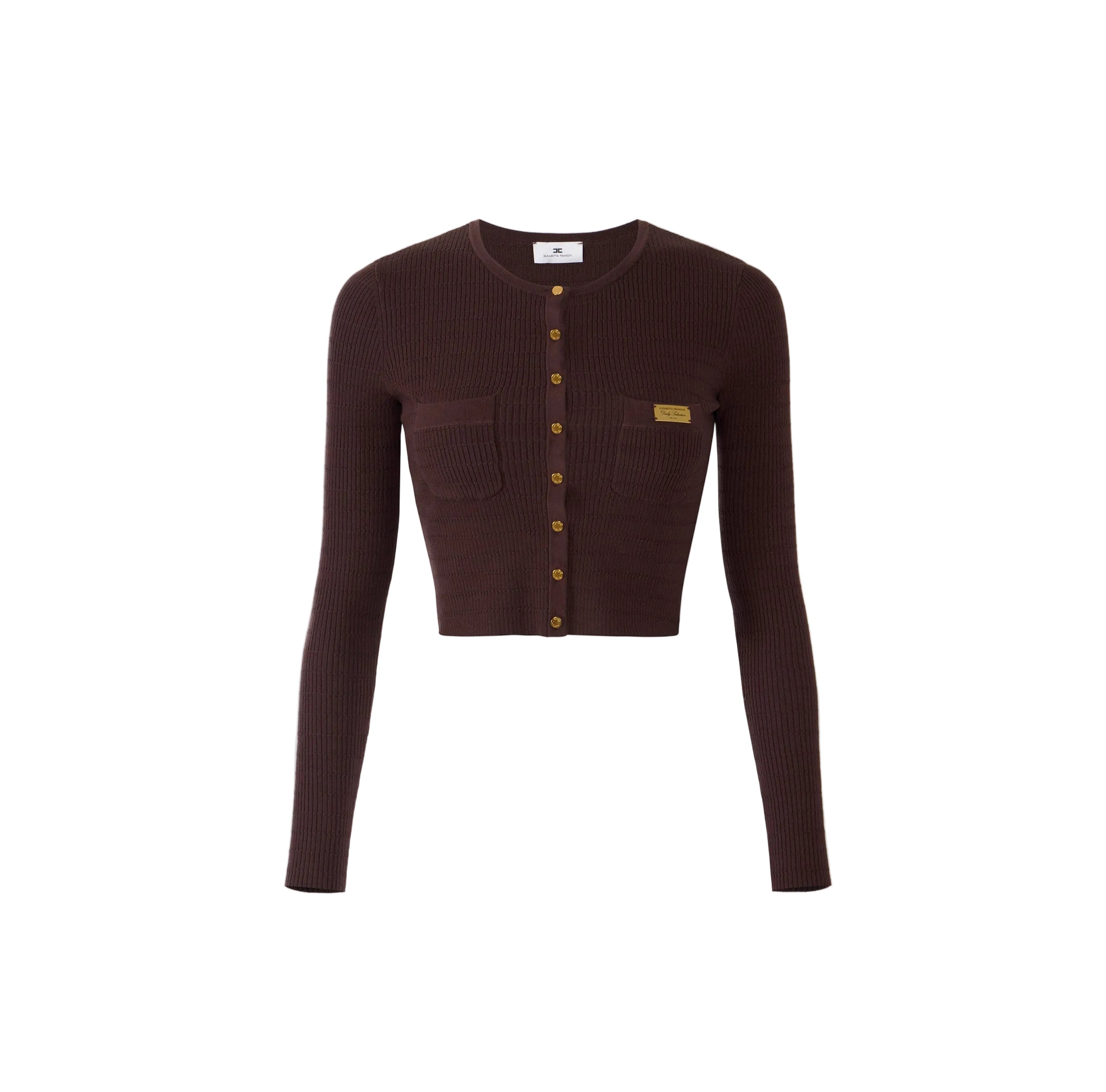 Cardigan in maglia con bottoni Elisabetta Franchi
