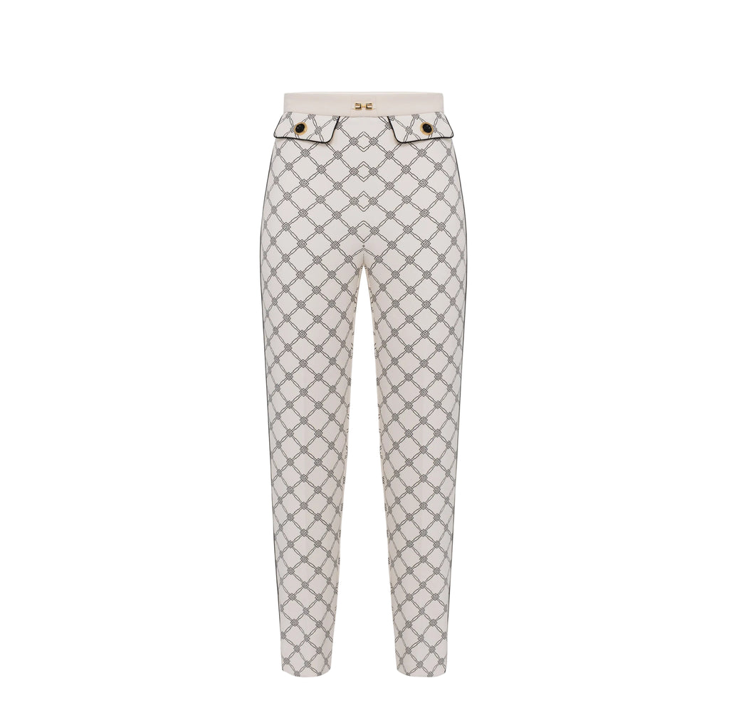 Pantalone logato Elisabetta Franchi