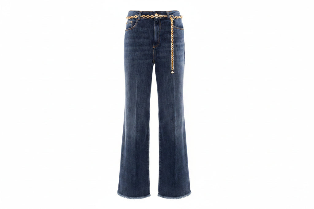 Denim con frange NENETTE