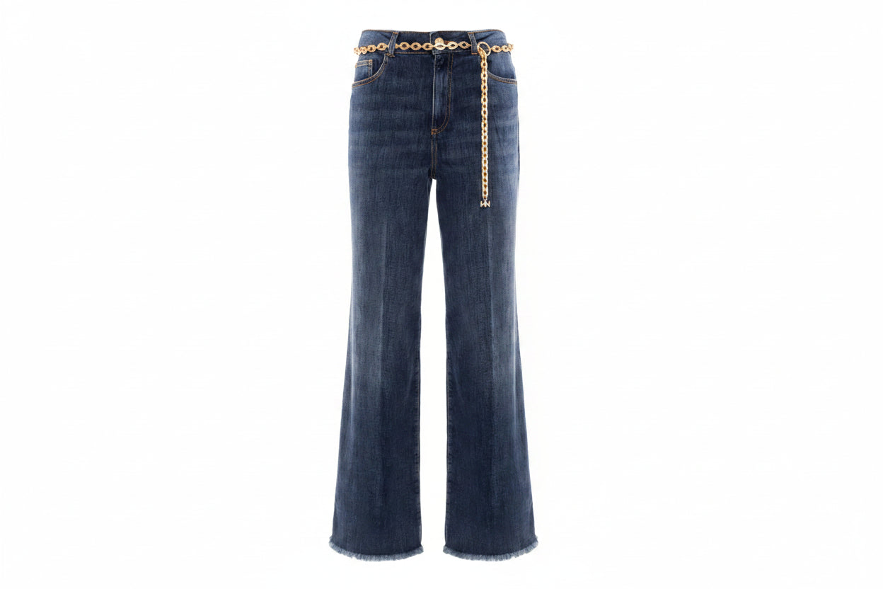 Denim con frange NENETTE