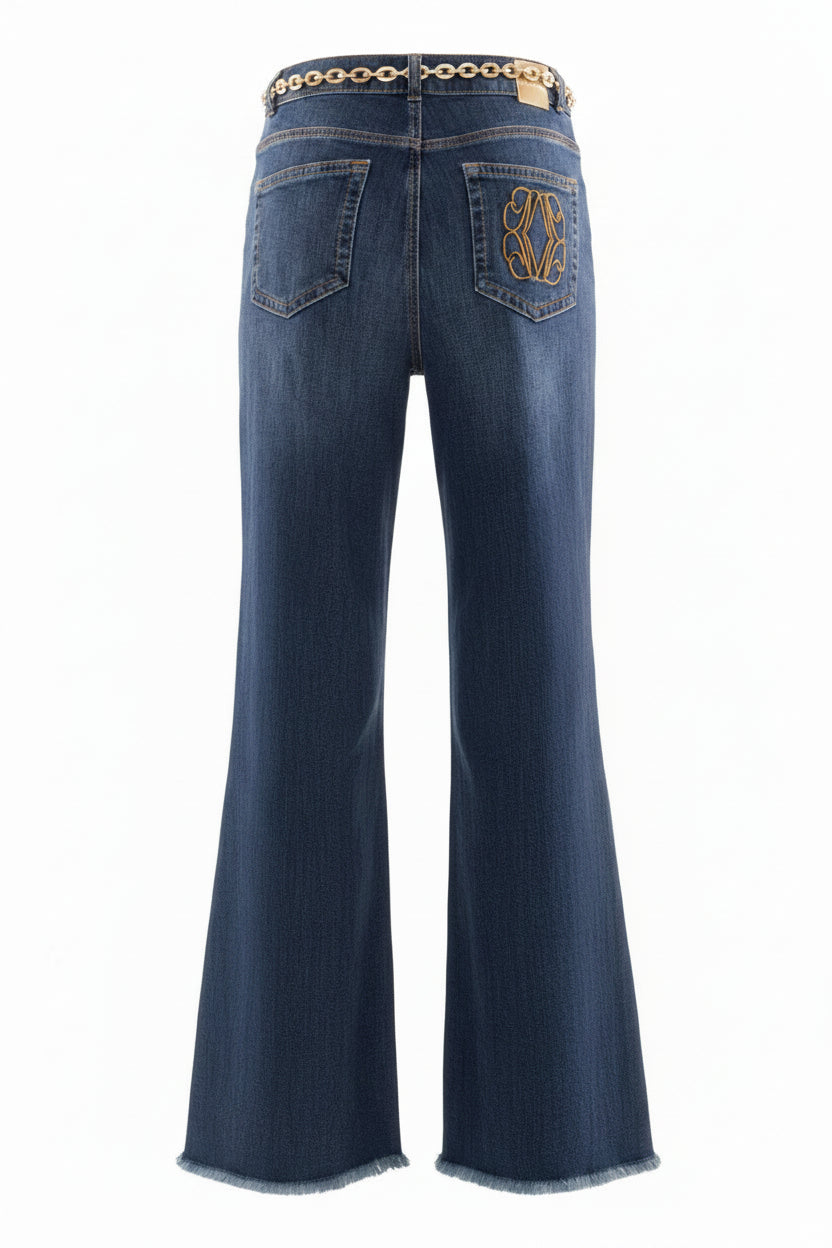 Denim con frange NENETTE